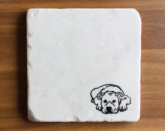 Pitbull Coasters ~ American Staffordshire Coasters ~ Dog Coasters  ~ Pit Bull Gift ~ Pitbull Dog Mom Gift ~ Housewarming Gift - Pittie Gift