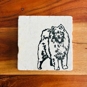Samoyed Coasters ~ Samoyed Gift ~ Samoyed Dog Mom Gift ~ Samoyed Dog Mom ~ Housewarming Gift~ Handmade Gift ~ Samoyed Dog Gift for Dog Mom