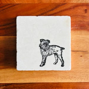 Brussels Griffon Coasters ~ Brussels Griffon Dog Mom ~ Dog Lovers  ~ Brussels Griffons ~ Marble Coasters ~ Housewarming Gift ~ Handmade Gift