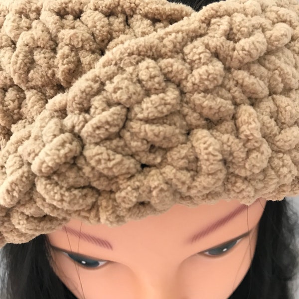 Thick Tan Ear Warmer