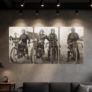 Metal Vintage Style Wall Sign - Norton Motorcycles 8x6 Inch [NORT