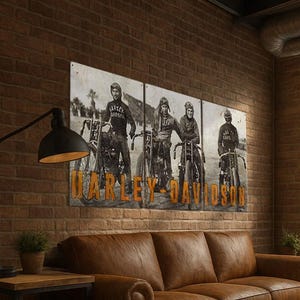 Harley Davidson Wood Sign - Etsy