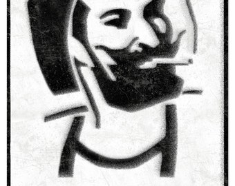 Zig-zag Man Rolling Papers Spray Art Metal Sign - Etsy
