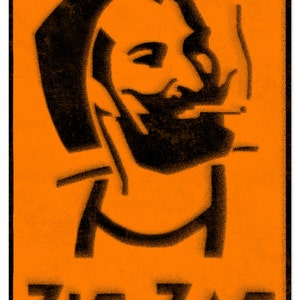 Zig Zag Man Poster - Etsy