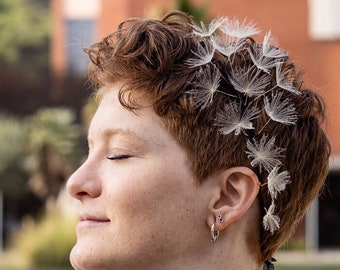 Real Preserved Dandelions Headband for Bride