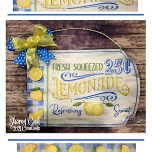 Fresh Squeezed Lemonade ePattern Packet—by Sharon Cook (includes ePattern packet only; does NOT include stencil or lemonade kit)