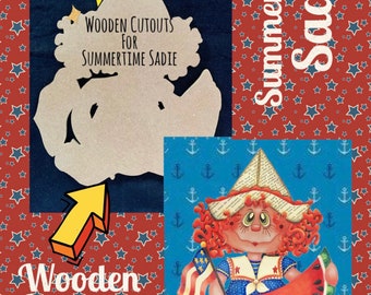 Wooden Cutouts for Summertime Sadie--by Sharon Cook (ePattern packet not included)