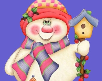 Springtime Snowman--E-pattern packet by Sharon Cook