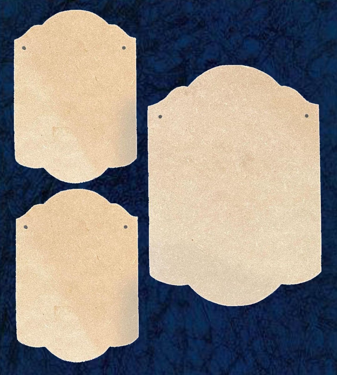 Classic Curves Ornaments set of 3 by Sharon Cook 16 7/8 Ornament 23 1