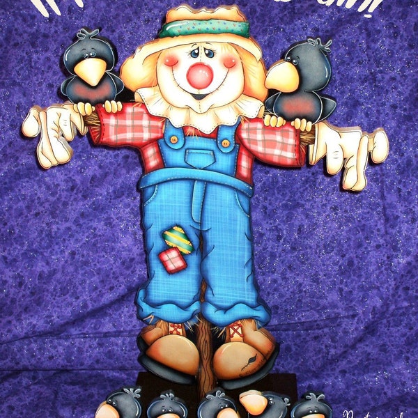 Only Had a Brain Scarecrow (paper pattern packet by Shelly Comiskey/Sharon Cook)