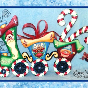 Joy Train!--ePattern Packet designed by Sharon Cook