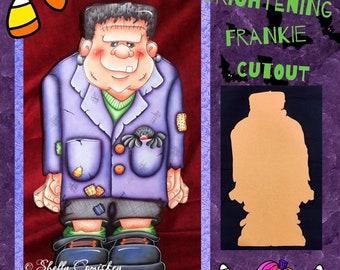 Wooden Cutout for Frightening Frankie! Paper Pattern Packet by Sharon Cook (wood cutouts only; pattern not included)