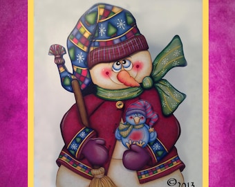 Sneldon the Snowman--E-pattern packet by Sharon Cook