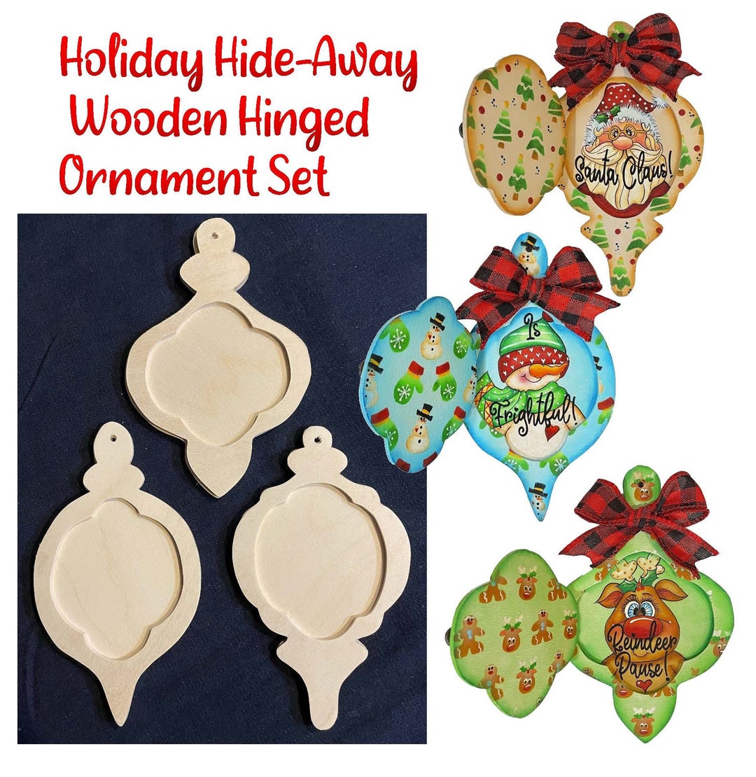 Hinged Christmas Ornaments 