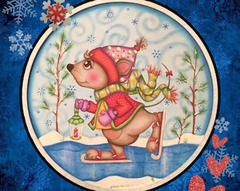 Ice Skatin' Ernie! ePattern Packet by Sharon Cook
