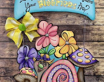 Spring Bloomers ePattern Packet--by Sharon Cook (includes electronic ePattern packet only; wooden cutouts not included)