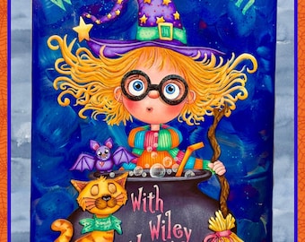 Winsome Witch With Wiley Ways! ePattern Packet--by Sharon Cook (contains digital ePattern packet only)