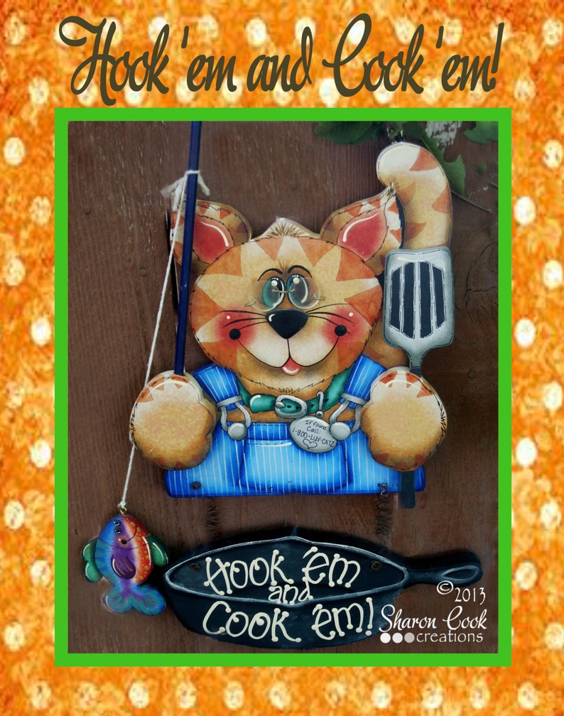 Hook em and Cook emePattern packet by Sharon Cook Etsy