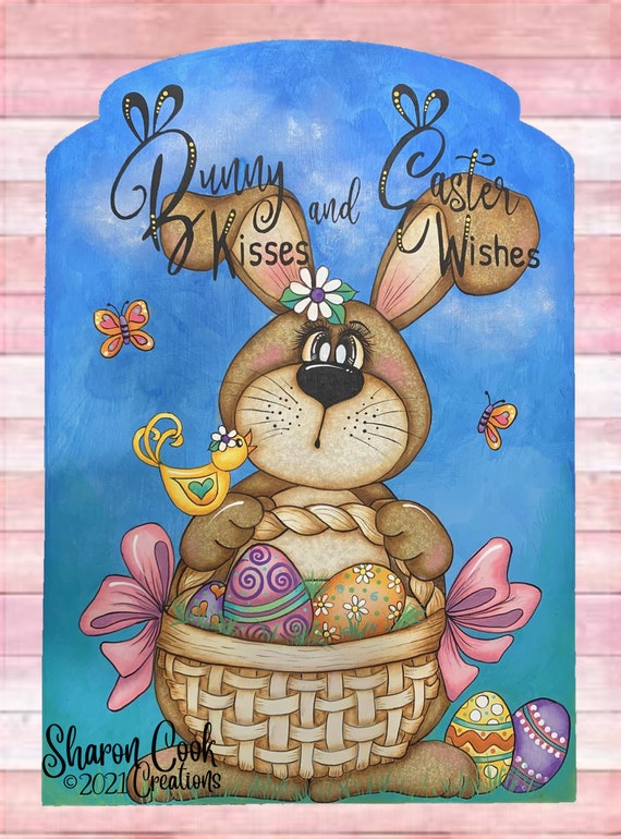 Bunny Kisses and Easter Wishes Epattern Packetby Sharon Cook - Etsy