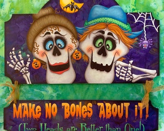 Make No Bones About It--Two Heads are Better than One--ePacket by Sharon Cook