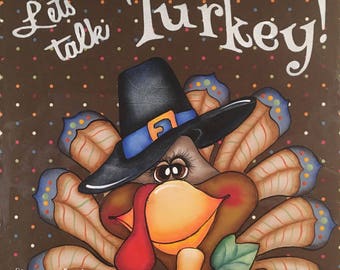 Let's Talk Turkey-Blessed and Thankful!--Epattern packet by Sharon Cook