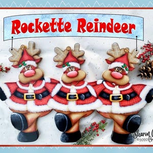 Rockette Reindeer--E-pattern packet by Sharon Cook