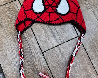 Spiderman Winter Hat - Etsy
