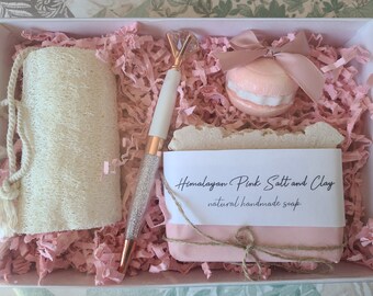 Natural Soap Spa Self Care Women's Gift Basket