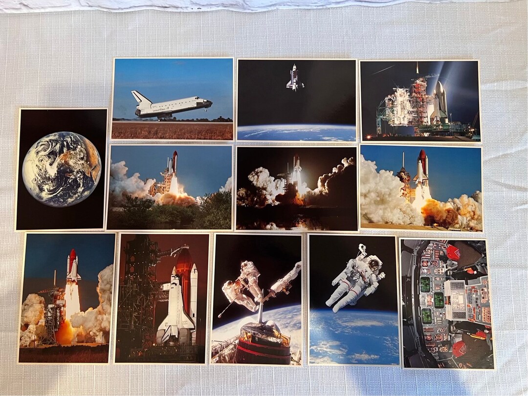 Vintage NASA Space Shuttle Post Card Pack Space Astronaut Ephemera ...