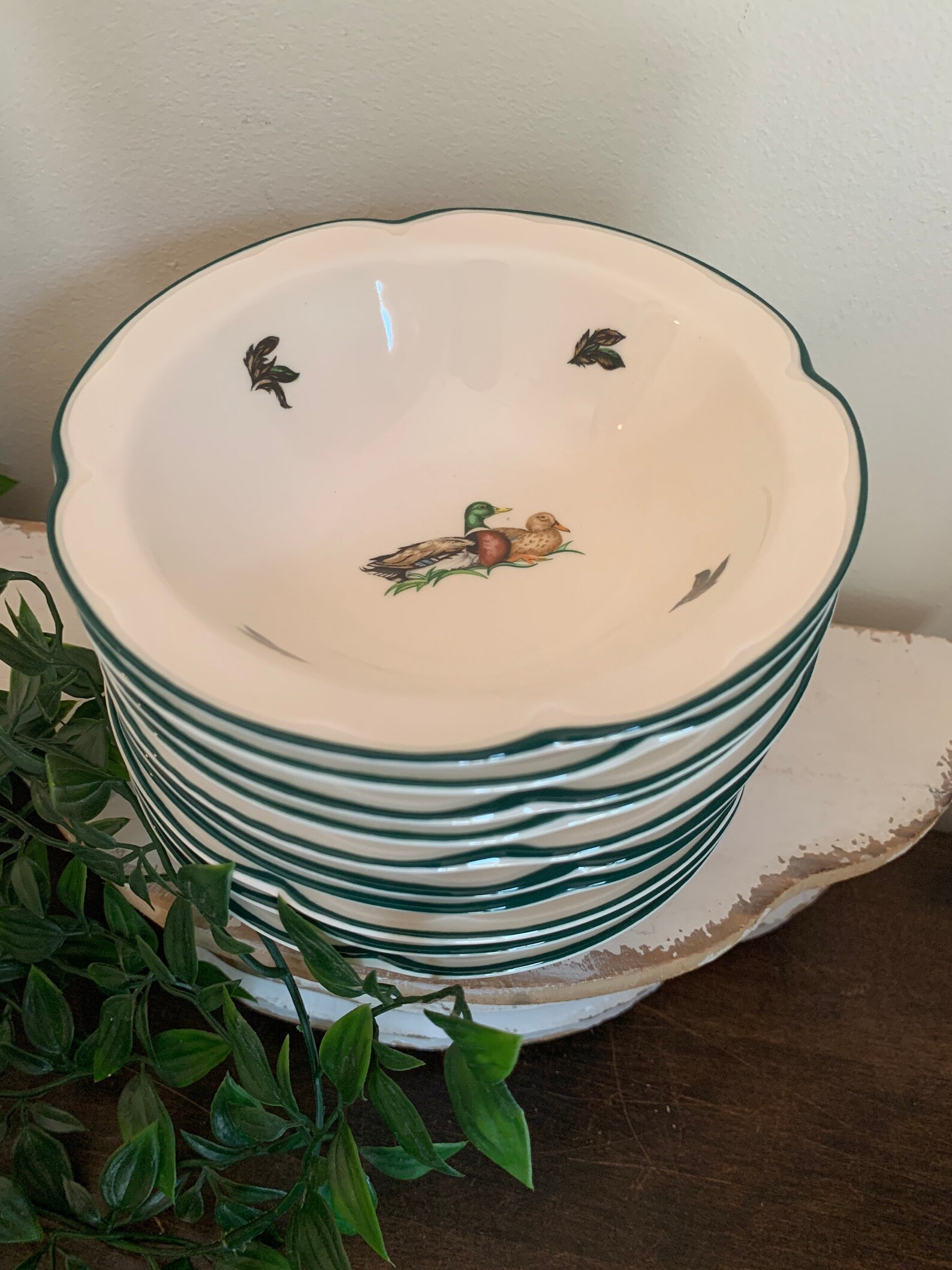 1883 Johnson Brothers Brookshire Duck Pheasant China Dish Set Etsy