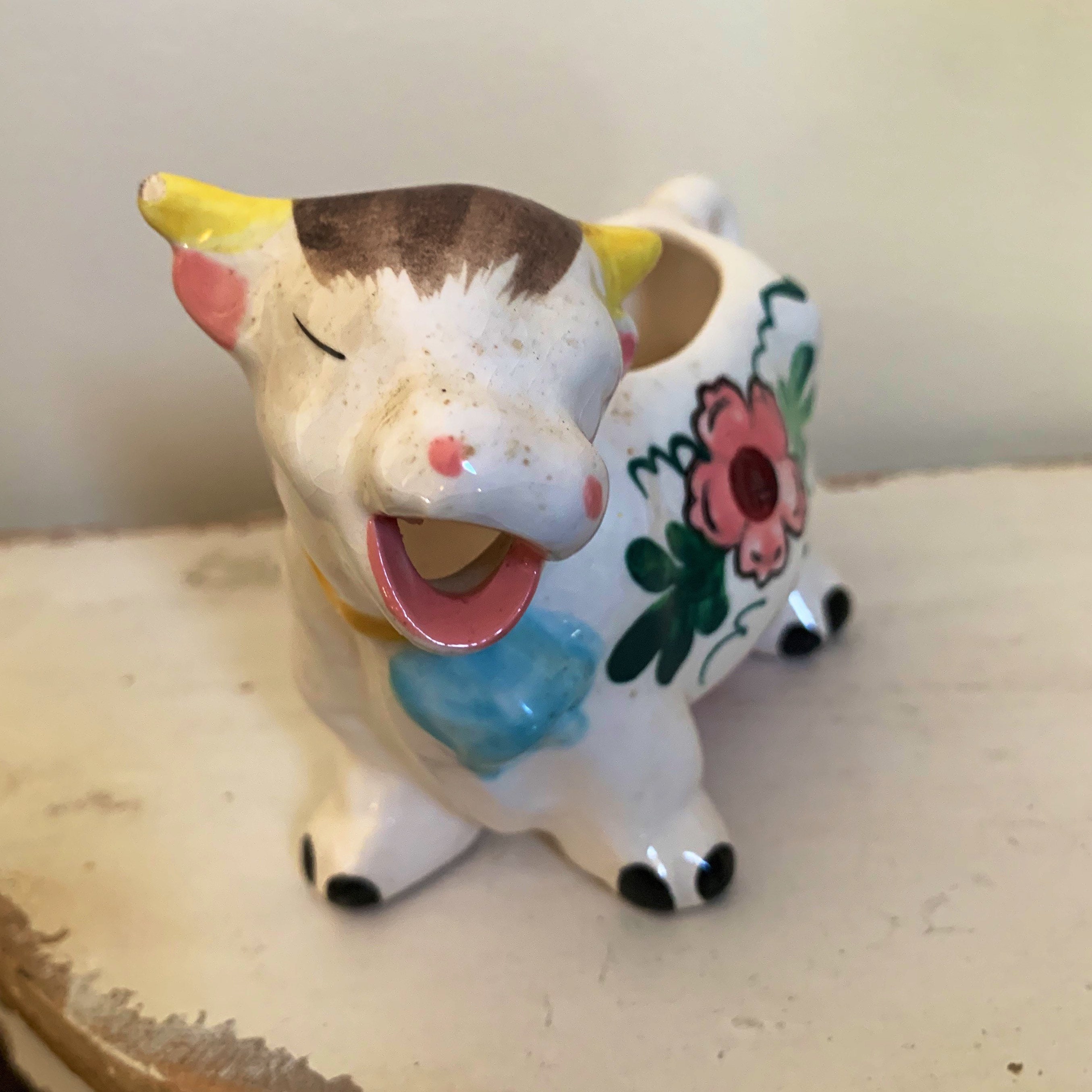 Made in Japan Ceramic Asian Cow Creamer Vintage creamer cow Etsy