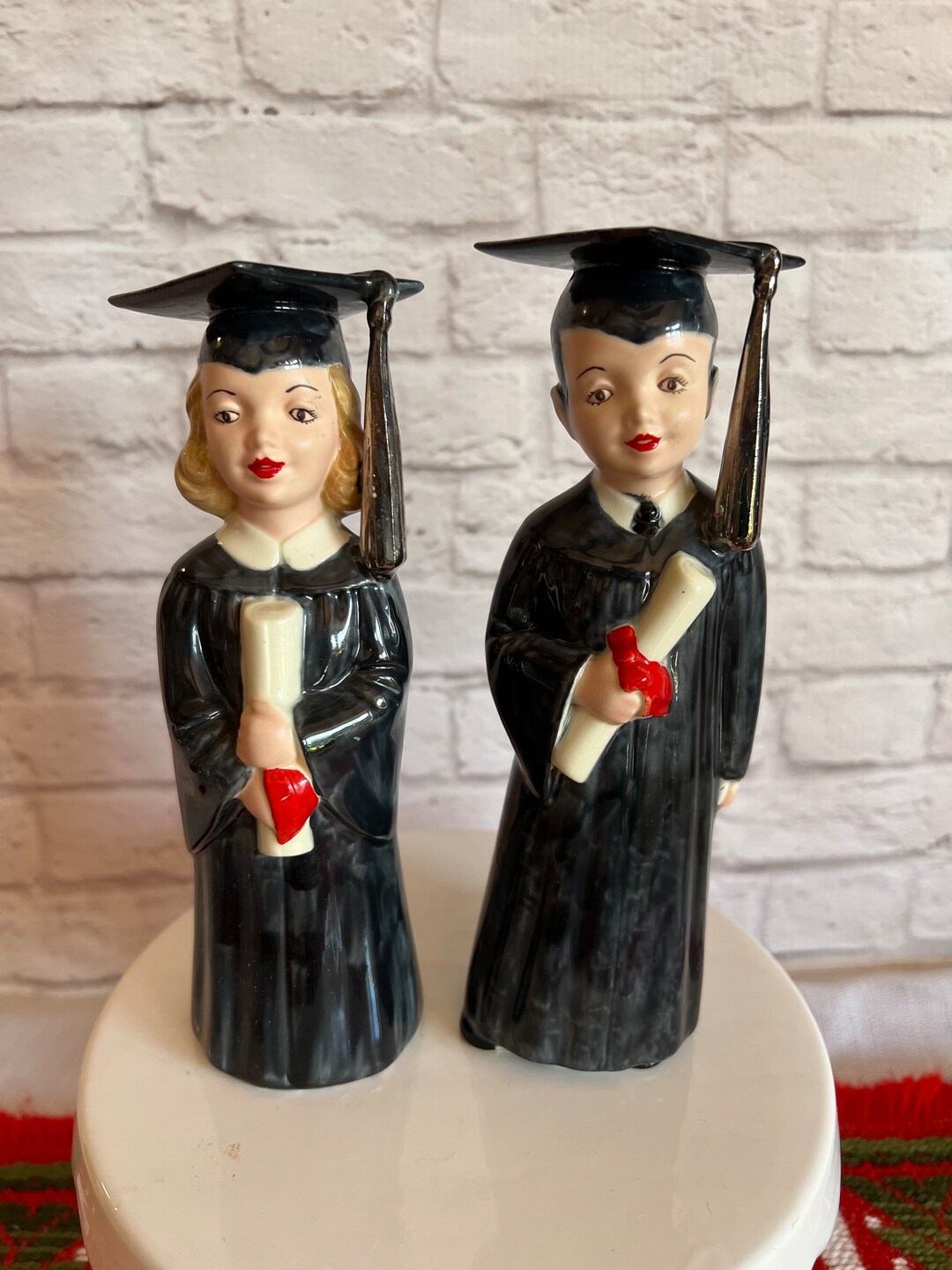 Holland Molds Graduate Figurines Boy Graduate Girl Etsy