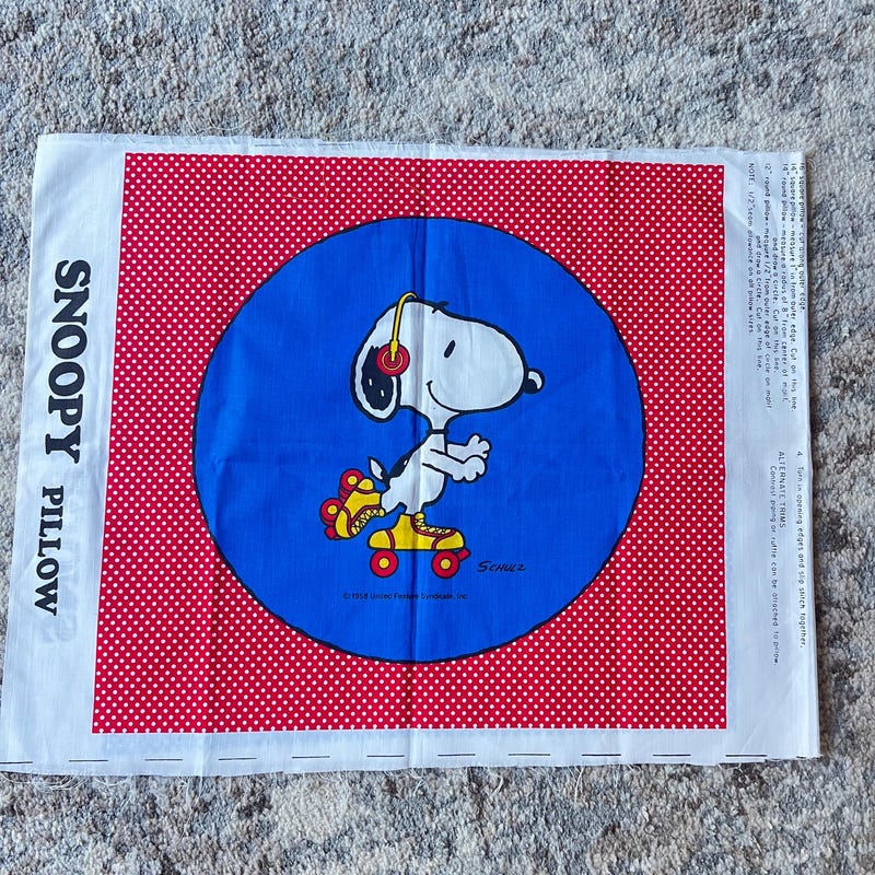 Snoopy Panel - Etsy