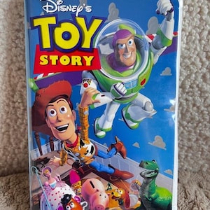 Vintage Disney Toy Story VHS 6703-1 Pixar Movie Tape in Case Physical Media Library