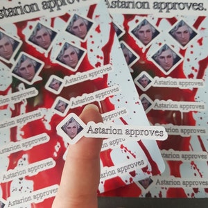 Stickers adesivi di Astarion - Baldur's Gate 3