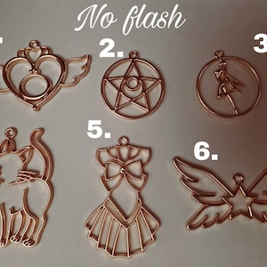 Open BEZEL SAILOR MOON-perfect pendant for UV resin