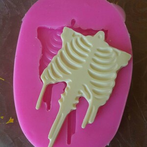 Skeleton ribcage silicone rubber mold