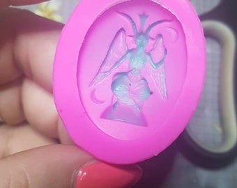 Baphomet Cameo silicone rubber mold