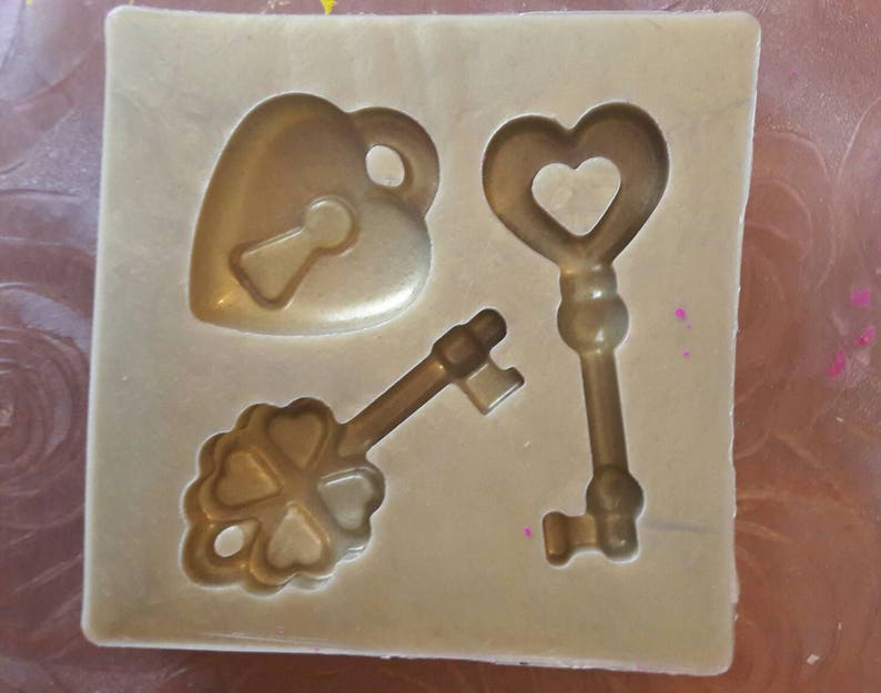 1 pezzo - Stampo in silicone a forma di chiave vintage, stampo per cioccolato per torta ribaltatrice di zucchero, stampo in gesso per aromaterapia  15