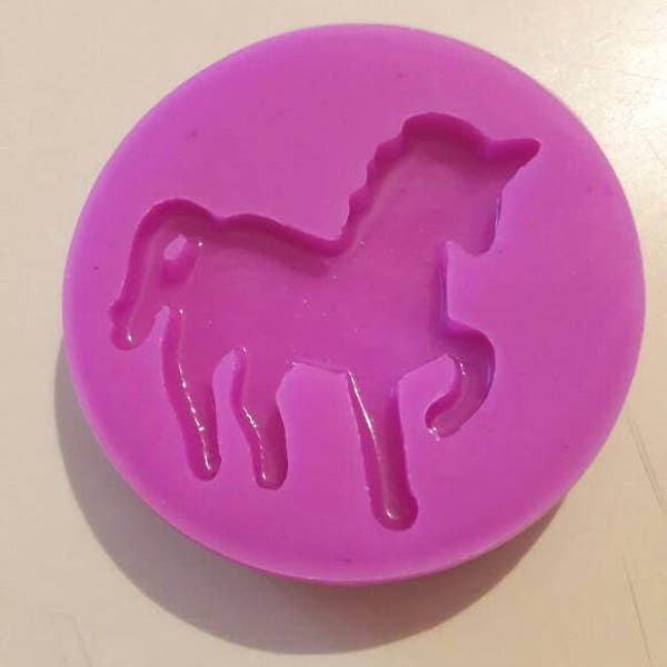 Moule en caoutchouc de silicone de Licorne