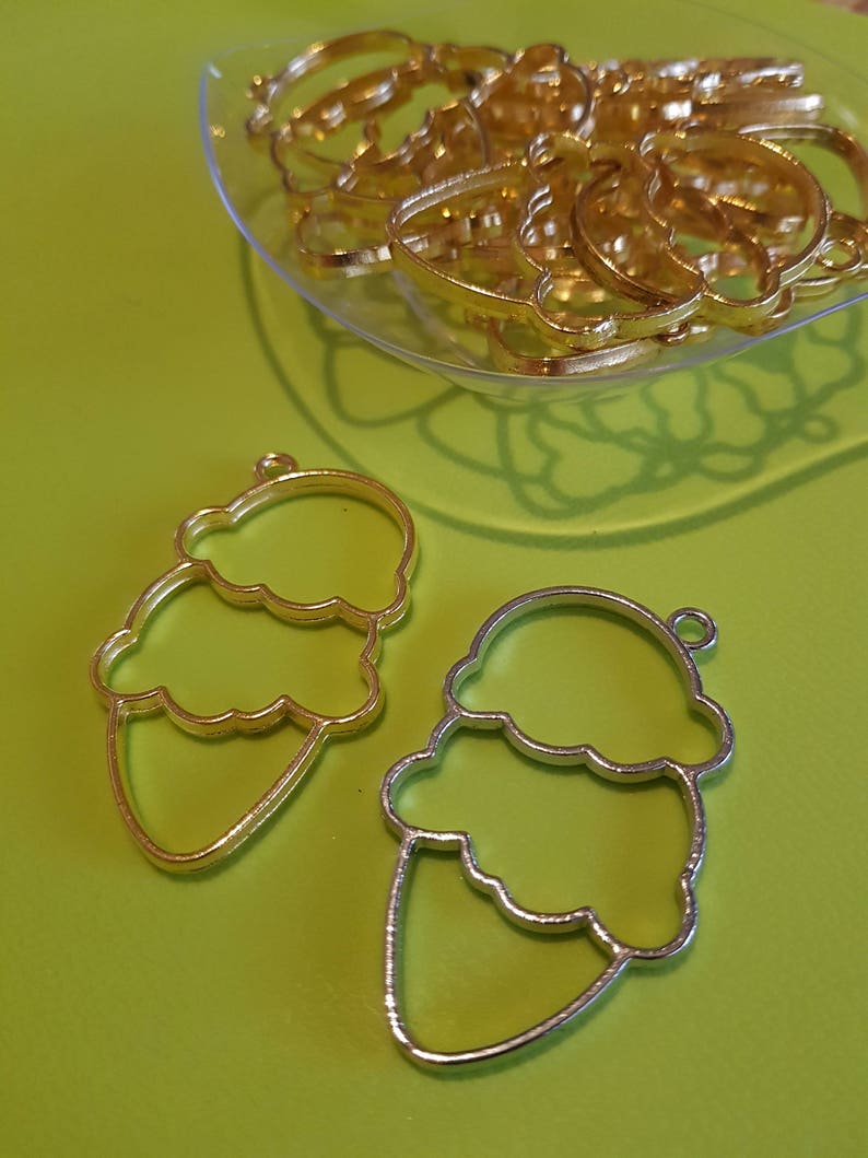 OPEN BEZEL ice cream cone B x 2 pcs