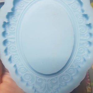 Stor silikonform med snäckram 130 mm