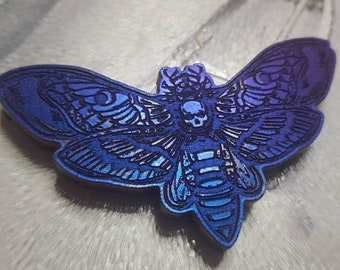 Soft silicone mold Moth Head of death
