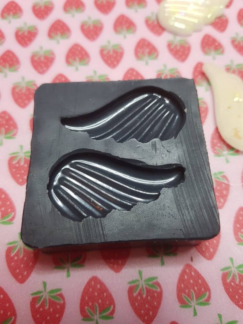 Glossy soft Silicone Wings mould-perfect for resin