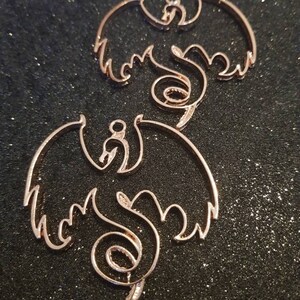 Open BEZEL Dragon Base pendant to create resin and Uv resin x2 PCs