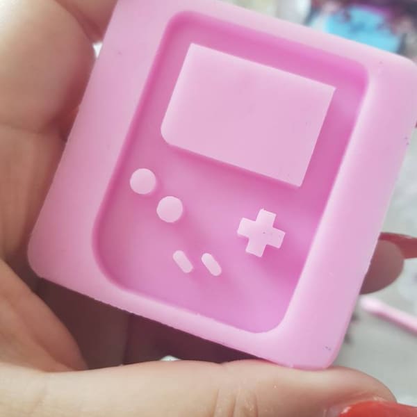 Gameboy Shaker glanzende siliconen mal