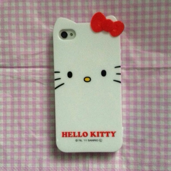 Silicone Hello Kitty Phone Case