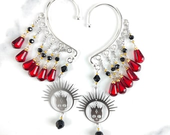 Hades & Persephone Ear Wrap | Greek Geek Earrings | Choose 1 or 2 Wraps | Hellenistic Mythology