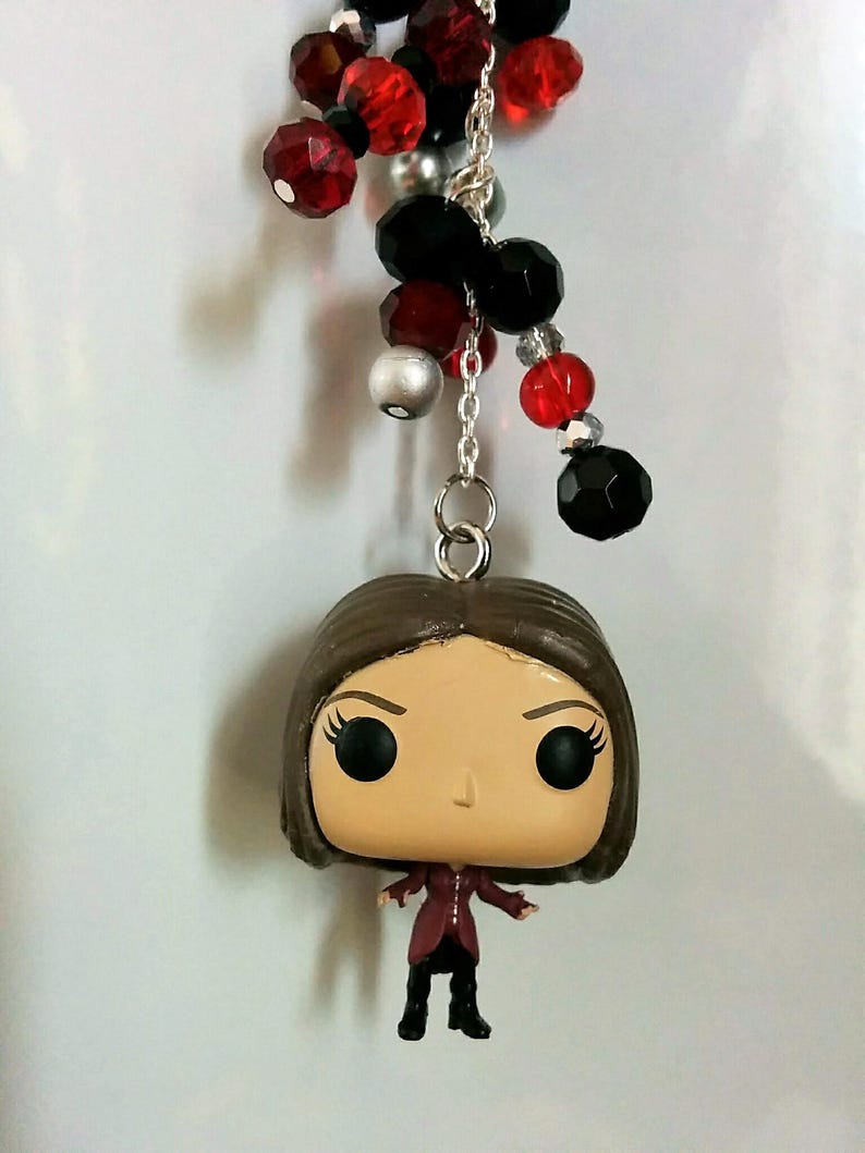 christmas ornament Funko Pop Scarlet Witch Marvel Comics Ornament Superhero Avengers wanda maximoff gift for her gift for him geek gift