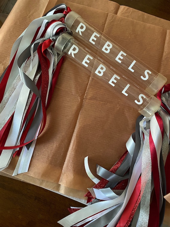 Customized Fillable Cheer Spirit Sticks fill with candy Etsy